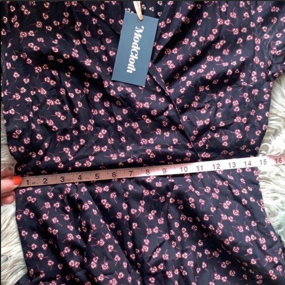 ModCloth Floral MIDI Dress - Picture 5 of 8
